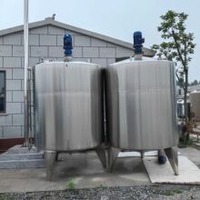 Réservoir de mélange en acier inoxydable pour le chauffage, le refroidissement, l'isolation et la stérilisation des jus de fruits et des produits laitiers
