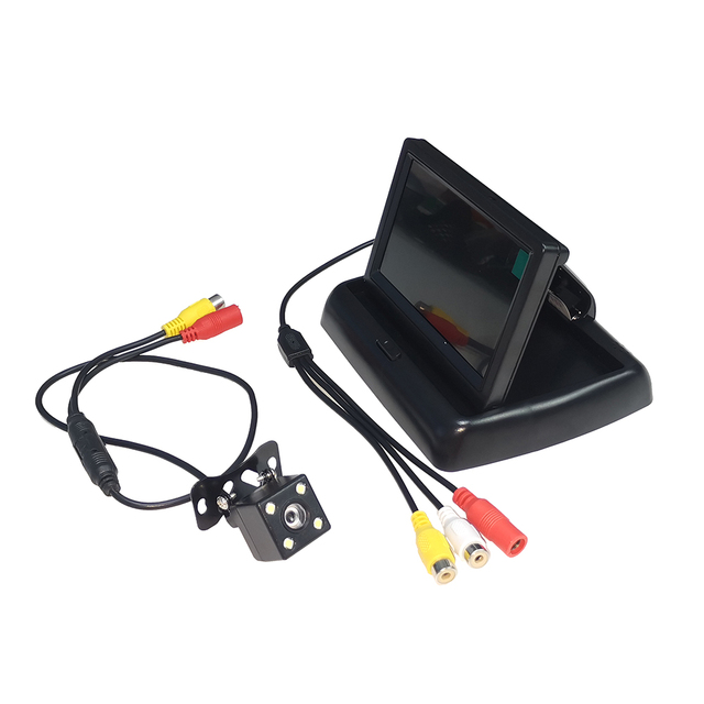 4.3 Inch Foldable TFT LCD Car Rear View Monitor with Camera System for Vehicle Use