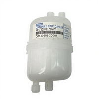 Nouveau filtre à capsule d'encre UV/solvant/éco-solvant 20m blanc pour imprimante jet d'encre, élimine les bulles d'air