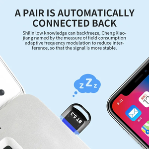 Echter USB BT 5.4 Dongle <span class=keywords><strong>Adapter</strong></span> Externer USB 2.0-Schnittstellenempfänger für Win 11/10/8.1 Unterstützt PC Wireless Keyboard Mouse <span class=keywords><strong>Speaker</strong></span> - Product Image 4