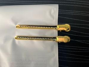 Pinces à cheveux pour coiffer la section, pinces à bec de canard en métal pour femmes, pince à cheveux crocodile pour cheveux longs bouclés et épais, pinces à rouleaux