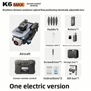 โดรน K6Max รุ่นเริ่มต้น สำหรับผู้เริ่มต้น  หน้าจอพลาสติก ระบบ Optical Flow Positioning มอเตอร์แบบไร้แปรงถ่าน  ควบคุมด้วยรีโมทคอนโทรล ของเล่นเครื่องบินบังคับวิทยุ  แบบจำลองเครื่องบิน - Product Image 6