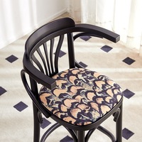 Tabouret de bar pour la maison, dossier en bois massif, style rétro industriel américain, usage commercial, pour KTV, pieds hauts, mobilier de bar