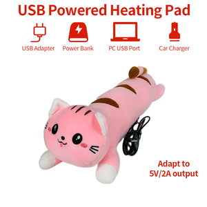 Dễ thương Xách Tay USB sưởi ấm Pad gối cho những người yêu mèo Chứng Khoán công cụ sang trọng thời gian chuột rút đau kinh nguyệt chức năng cơ thể một phần thiết yếu - Product Image 4
