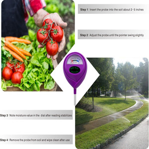 Medidor de Umidade do Solo para Monitoramento de Plantas, Testador de Umidade para Horticultura, Agricultura, Sensores de Umidade do Solo para Plantas Internas e Externas - Product Image 5
