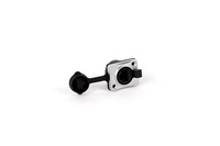 Conector Ethernet de red RJ45 a prueba de agua Pin de cobre 8p8c a través de enchufe de montaje de soldadura de chasis hembra para señal de Internet