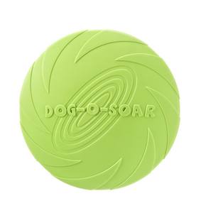 Dayanıklı turuncu yeşil Virous renkler köpek uçan disk tabağı interaktif ve hareket Pet oyuncaklar fristoys - Product Image 3