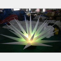 Modèle gonflable géant en gros Led Flying Decoration Giant Lighting Tropical Inflatable Fish With Led