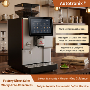 เครื่องชงกาแฟอัตโนมัติระดับมืออาชีพสำหรับธุรกิจ, หม้อต้มสแตนเลสสองชั้น, รับประกันระยะไกลหนึ่งปี - Product Image 4