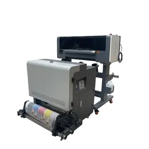 Bosim A1 60厘米荧光彩色dtf打印机双头i3200 i1600 XP600纺织品直接贴膜带烘干机的宠物印刷机