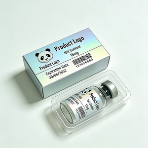 Etiquetas de <span class=keywords><strong>Vinilo</strong></span> Personalizadas con Logotipo y Código de Barras, Resistentes al Agua y al Calor, con Fuerte Adhesión, Impresión UV Localizada, para Frascos de 3ml-10ml - Product Image 1
