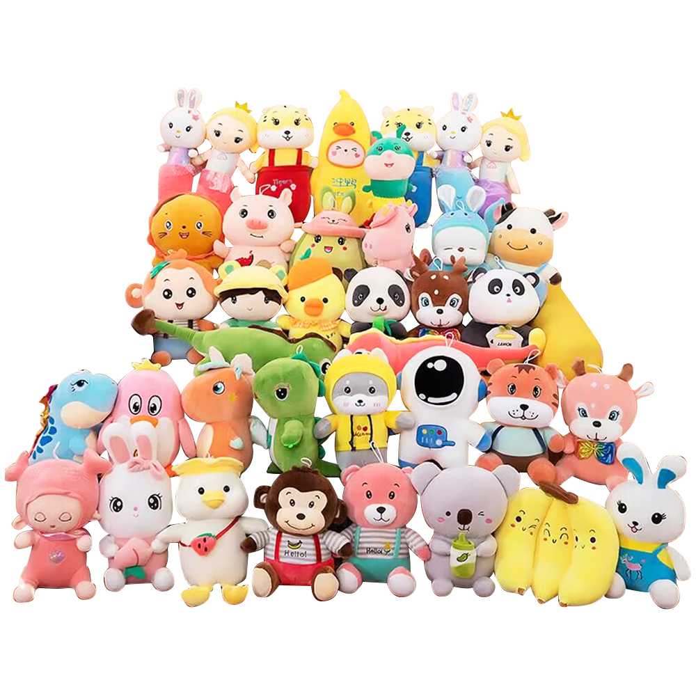 plush toy manufacturer peluches al por mayor custom 10cm claw machine doll 15cm-30cm claw machine toys plush