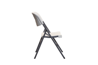 Chaise de salle à manger pliable en plastique moderne et durable pour usage extérieur