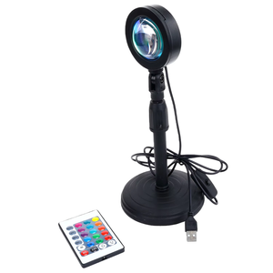 Nouvelle lampe de <span class=keywords><strong>studio</strong></span> portable à 16 couleurs, éclairage vidéo RGB, diffusion en direct, télécommande, lampe photographique coucher de soleil, lumière LED arc-en-ciel, lumière lever de soleil - Product Image 2