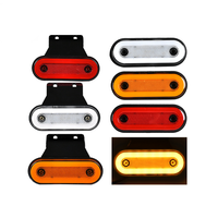 12V 24VLED Guide Light Ellipse Truck Side Marker Lights Tail Lamp Trailer Lights Spécifications pour divers véhicules