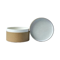 Boîte de parfum 100% biodégradable, boîte de savon écologique, pot cylindrique, tube de lotion, tube en papier, doublure résistante à l'huile