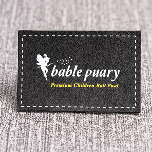 Hot Bán Tùy Chỉnh Da Dập Nổi Nhãn PU Faux Da Quần Áo Nhãn Các Bản Vá Lỗi Cho Quần Jean Quần Túi Giày - Product Image 6