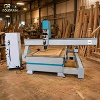 Fresadora CNC de 4 Ejes con Control PLC, Motor de 3.5KW de un Solo Husillo, Máquina de Tallado de Madera de Alta Gama