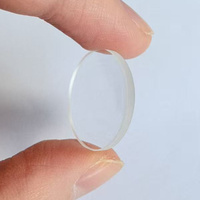 K9 Glass Plano Convex Lens 20mm Diameter 2mm Edge Thickness for Miniature Optical Instrument Assembly Parts
