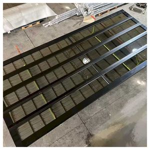 <span class=keywords><strong>Puerta</strong></span> de <span class=keywords><strong>Garaje</strong></span> <span class=keywords><strong>Seccional</strong></span> de Diseño Moderno <span class=keywords><strong>con</strong></span> Panel de Vidrio Templado y Superficie Acabada para Villas y Casas - Product Image 3