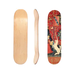 Chinese Leverancier Goedkope Cruiser Skateboard 7Ply Maple Blank Skate Decks Voor Meisjes