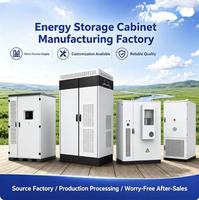 Kabinet Penyimpanan Energi LiFePO4 yang Dapat Disesuaikan dari Pabrik, Sistem Baterai Surya Komersial dan Industri All-in-One BESS Hybrid Grid IP55