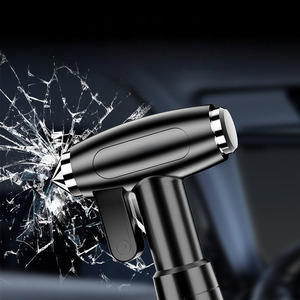 Marteau de sécurité multifonctionnel 4-en-1 pour voiture, kit d'outils d'urgence pour casser la vitre intérieure de la voiture avec coupeur - Product Image 1