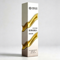 Trophée de membre d'exception personnalisable en cristal gravé, multi-styles, haut de gamme, écologique, pour réunion annuelle - Vente en gros de haute qualité
