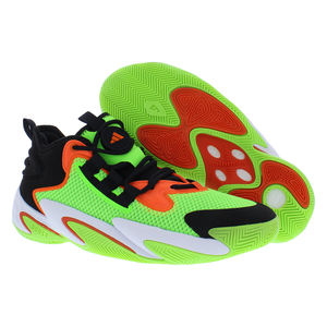 Chaussures de basket-ball unisexes Adidas BYW Select, couleur vert solaire/orange impact/noir |   100% authentique - Product Image 4