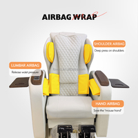 Robot de Massage électrique haut de gamme bain de pieds chaise de pédicure couleur personnalisable avec pompe de Drainage lumières colorées pour Nail Shop