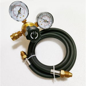 Régulateur de pression d'argon pour exportation transfrontalière CGA580 avec tuyau de gaz, compteur de gaz de soudage à l'arc au dioxyde de carbone CGA320, argon - Product Image 1