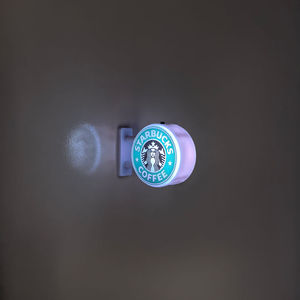 Индивидуальная креативная круглая магнитная наклейка на холодильник маленькая светодиодная световая коробка рекламный щит для игрушек - Product Image 5