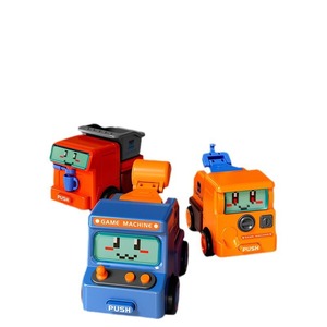 Voiture jouet transformable en véhicule d'ingénierie, robot coulissant inertiel en plastique, éducatif et créatif pour enfants, jouets scientifiques et d'ingénierie - Product Image 5