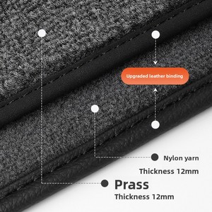 Tapis de sol pour BYD Leopard 8 Leopard 5 Titanium 3 Titanium 7 – Tapis de sol spécifiques aux voitures, style moquette en suède, nylon, qualité usine d'origine - Product Image 3