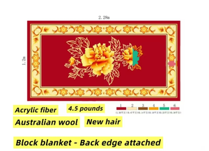 <span class=keywords><strong>Tapis</strong></span> mural moderne en <span class=keywords><strong>laine</strong></span> et soie fait main, antidérapant, grande taille, pour hôtel, couleur unie - Product Image 6