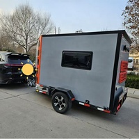 Remorques utilitaires fermées pour camping-car, moto et VTT