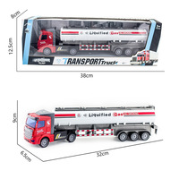 Camion à benne basculante, camion de transport de conteneurs, camion-citerne, voiture à tirer en arrière pour enfants, vente chaude
