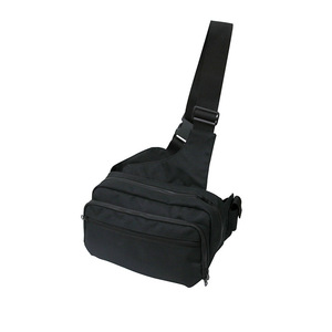 Sac de pêche à la taille avec sangle réglable en tissu Oxford, multi-usages, pour usage extérieur, pour homme, noir - Product Image 3