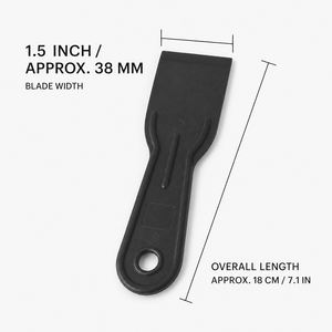 Espátula de Plástico Estrecha de 1.5 Pulgadas para Reparación de Detalles en Paredes y Esquinas, Venta al Por Mayor, OEM PT-PK-15-BK - Product Image 3
