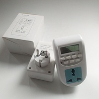 Interruptor Temporizador Digital Programable Diario/Semanal con Pantalla LCD AL-06 220V 10A, Enchufe Universal EU, Relé de Tiempo
