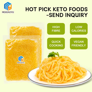 Fideos Konjac Sabor a Zanahoria Vitamina B1 B2 C, Caroteno Protege La Vista Fideos Instantáneos Keto Shirataki Fideos Spaghetti - Product Image 5