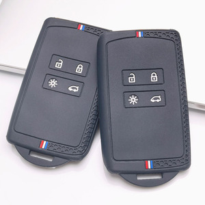 Housse de protection en silicone pour clé de voiture, porte-clés <span class=keywords><strong>Renault</strong></span> Clio Megane Kadjar Captur Koleos Arkana <span class=keywords><strong>Zoe</strong></span> pour Dacia Duster, clé à 4 boutons - Product Image 3