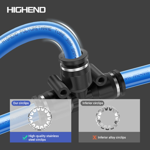 Mehrfachanschluss Push-to-Connect PK One-Touch-Verbindungsstück Verteiler PK-4/6/8/10/12mm PU-Schlauchverbinder Pneumatischer Schnellverbinder - Product Image 5