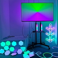 WITOP WTP-2.0 WiFi 4K 60Hz Smart TV con retroiluminación LED, tira de iluminación ambiental RGB direccionable sincronizada, conectividad USB/Tipo-C, IP20