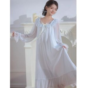 <span class=keywords><strong>Camicia</strong></span> <span class=keywords><strong>da</strong></span> <span class=keywords><strong>Notte</strong></span> Primaverile Estiva 2025 Stile Principessa Dolce Taglie Forti per Ragazze Giovani e Curvy - Product Image 6