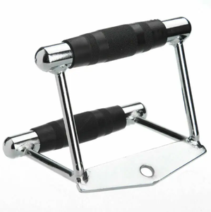 Nhiệm <span class=keywords><strong>v</strong></span>ụ nặng nề thép TRICEPS dây kéo cáp phụ kiện <span class=keywords><strong>v</strong></span>-bar cho tạ tập thể dục <span class=keywords><strong>v</strong></span>ới cao su cao cấp tay nắm - Product Image 2