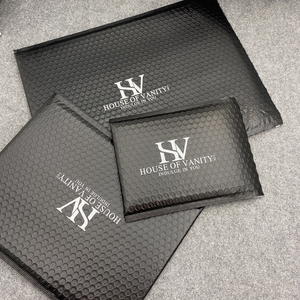 Stock eco-friendly personalizzabile nero rosa Mailer forte adesivo airbag imballaggio spedizione buste a prova di lacrima a <span class=keywords><strong>bolle</strong></span> imbottite - Product Image 4