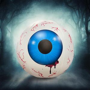 Globos oculares sangrientos inflables que brillan intensamente enormes de Halloween para fiestas de Halloween, fiestas temáticas de terror - Product Image 5