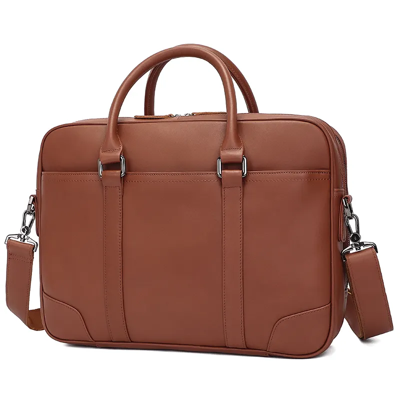 الرجال مكتب الأعمال حقيبة كتف جلد طبيعي التنفيذي حقيبة فاخرة حقيبة لابتوب نوعية الجلود الأعمال مكتب حقيبة