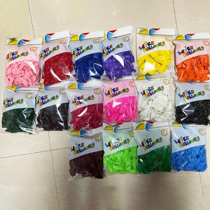 Ama-zon Partners Factory 5 10 12 inch 2.8g 2.2g Latex Balloons Wholesale Inflatable Custom Helium Party Decoration Balloons